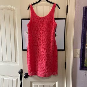 Coral Lace Dress